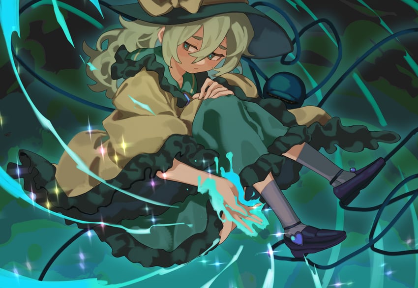 komeiji koishi (touhou and 1 more) drawn by tuck_(tuck23978434)