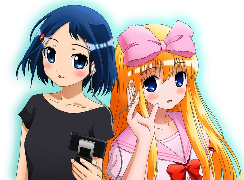 amae koromo and ikeda kana (saki) drawn by nyagoro