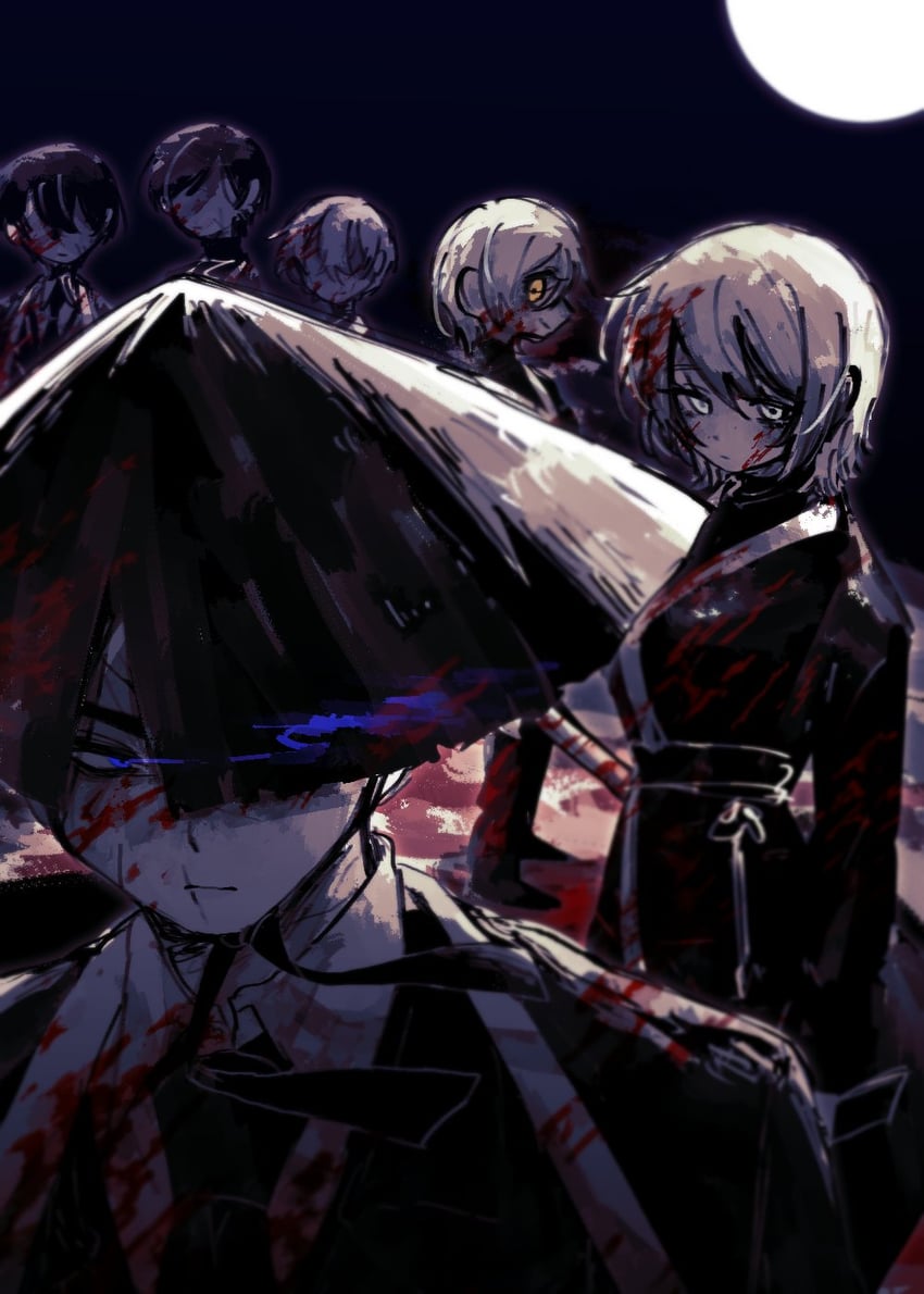 don quixote, faust, sinclair, yi sang, outis, and 1 more (project moon and 1 more) drawn by pmchell_04