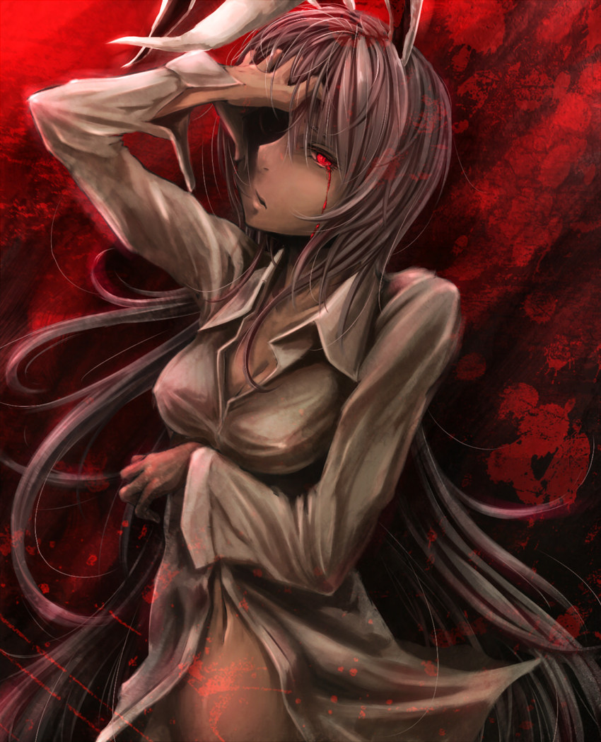 reisen udongein inaba (touhou) drawn by shikkoku_(border_of_season)