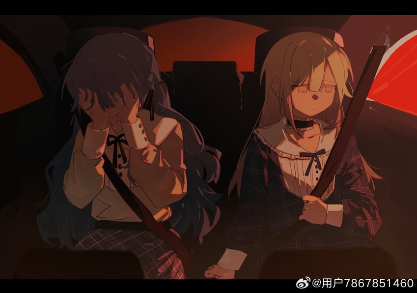 togawa sakiko and wakaba mutsumi (bang dream! and 1 more) drawn by 1088888888