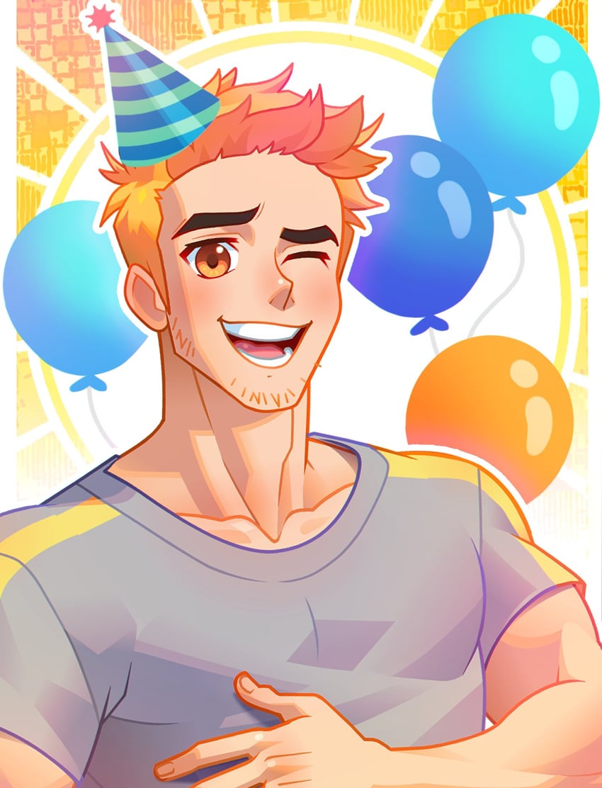 logan (blush blush) drawn by sad_panda_studios