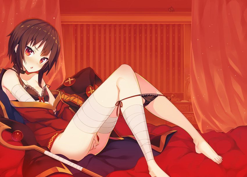 megumin (kono subarashii sekai ni shukufuku wo!) drawn by tam-u