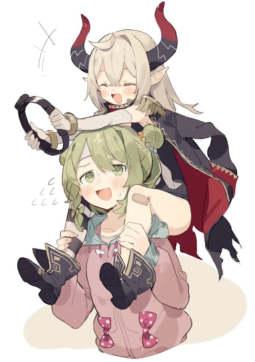 morinaka kazaki and emma august (nijisanji and 1 more) drawn by sh_(shinh)