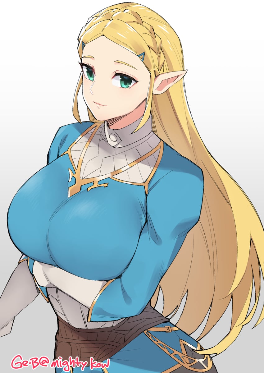 princess zelda (the legend of zelda and 1 more) drawn by ge-b