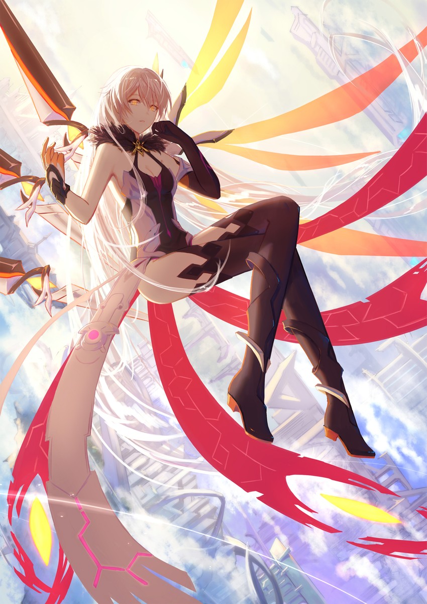 kiana kaslana (honkai and 1 more) drawn by xing_muhen