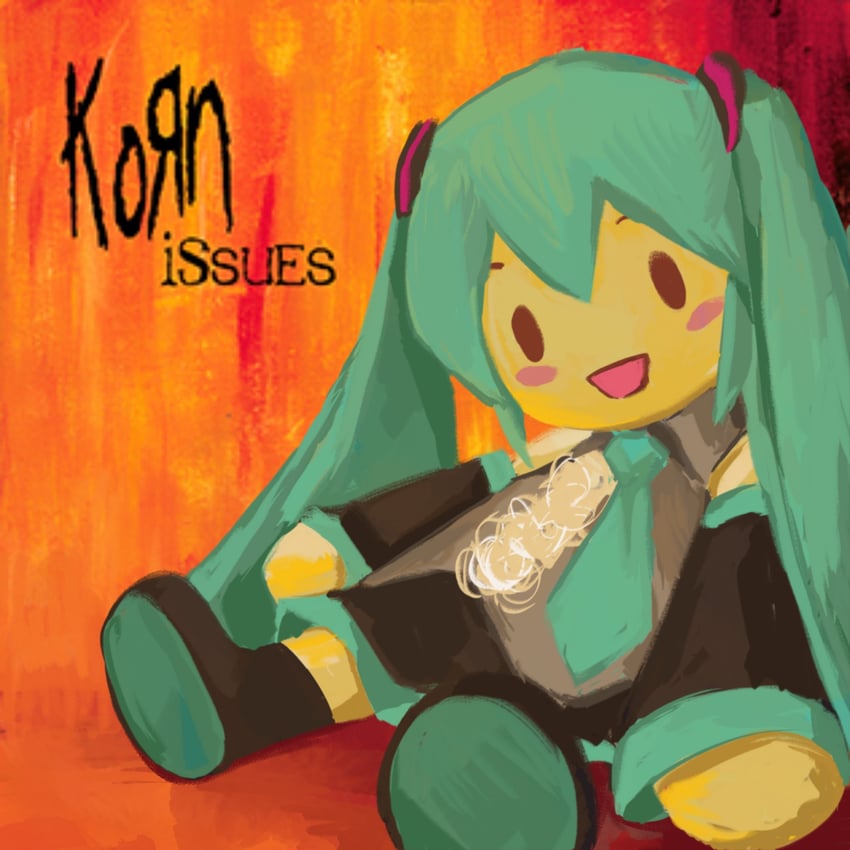 hatsune miku (vocaloid and 2 more) drawn by punkcorpz