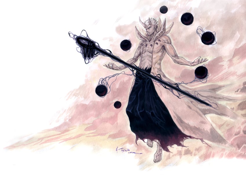 uchiha obito (naruto and 1 more) drawn by dominic_ian_cabatit