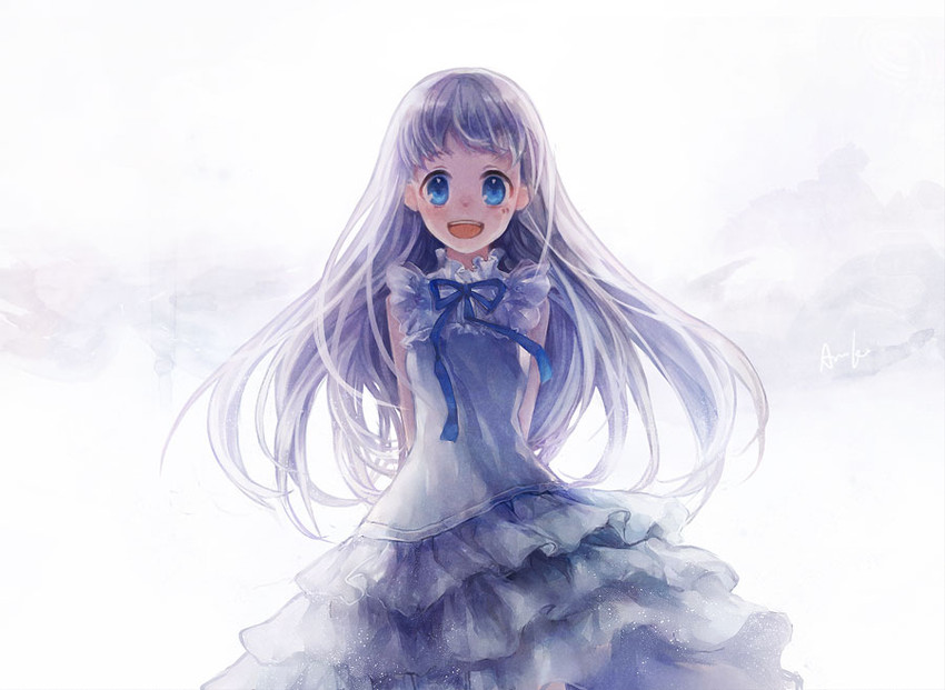 honma meiko (ano hi mita hana no namae wo bokutachi wa mada shiranai.) drawn by yalicuo