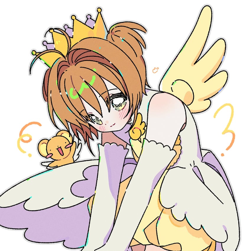 kinomoto sakura and kero (cardcaptor sakura) drawn by yalmyu