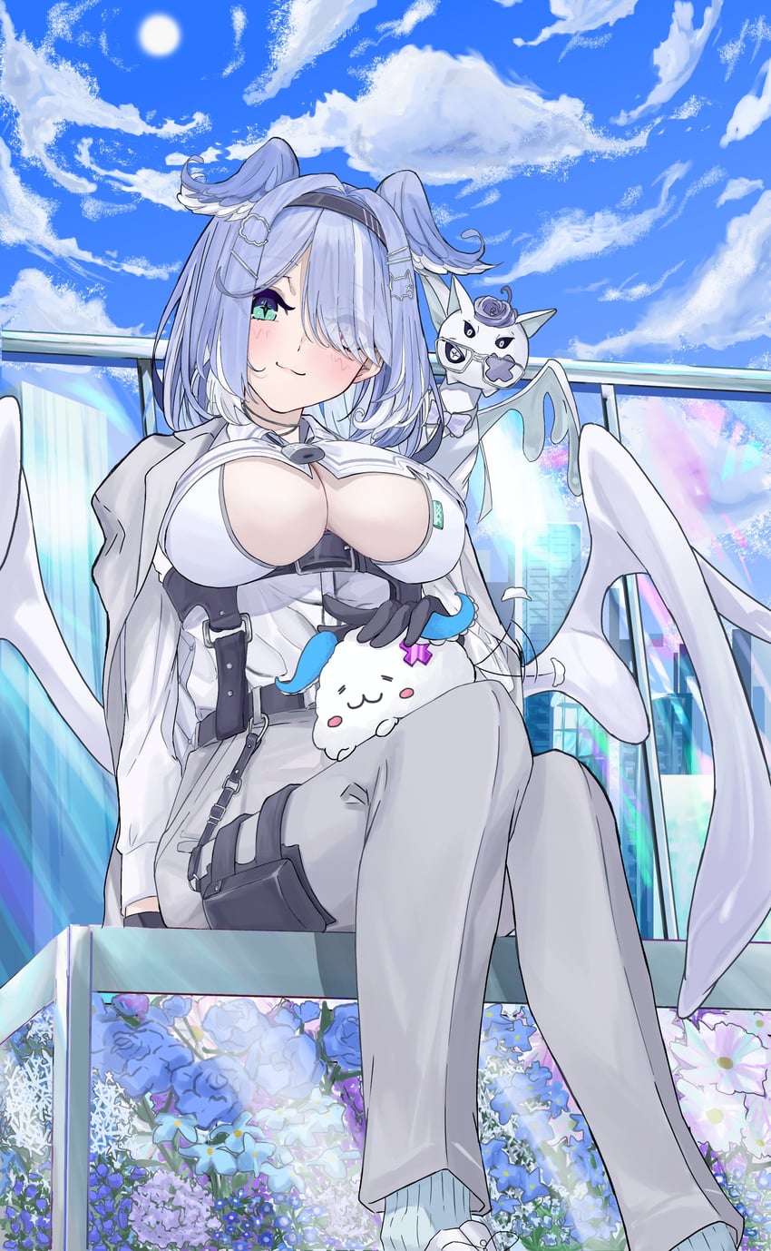 elira pendora, pikl, and weewa (nijisanji and 1 more) drawn by dontsu