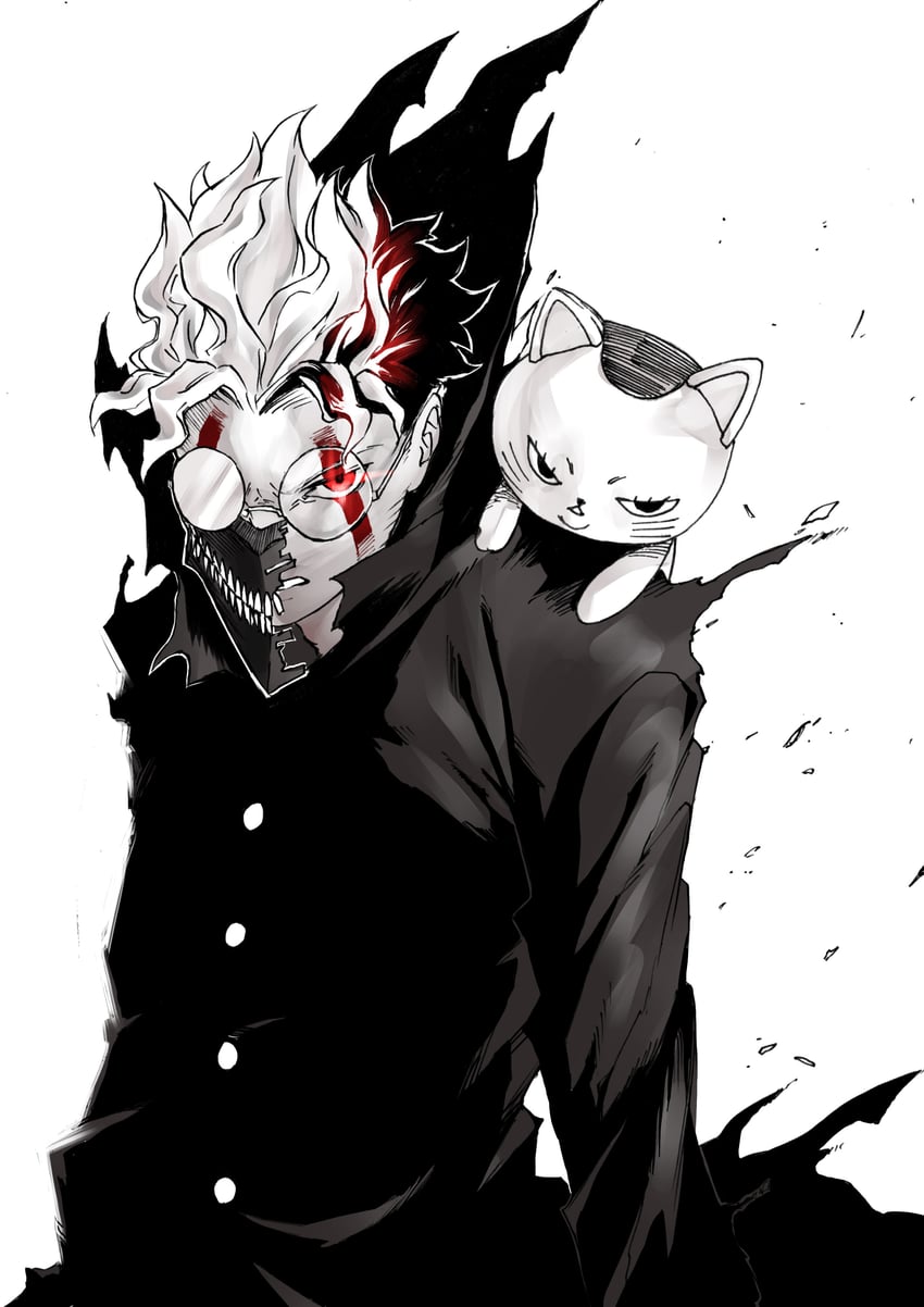 takakura ken and turbo granny (dandadan) drawn by neo_(user_zttz2747)
