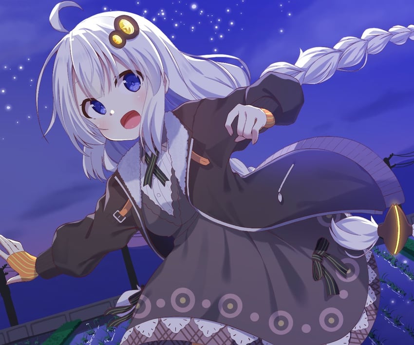 kizuna akari (vocaloid and 1 more) drawn by chaakusu