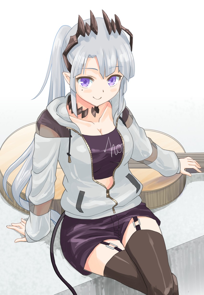 sougetsu eli (nanashi inc. and 1 more) drawn by haniwa_(leaf_garden)