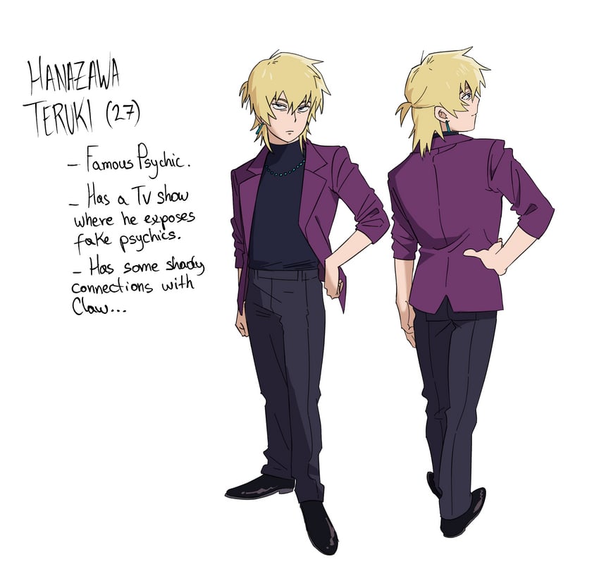 hanazawa teruki (mob psycho 100) drawn by ch0og0o