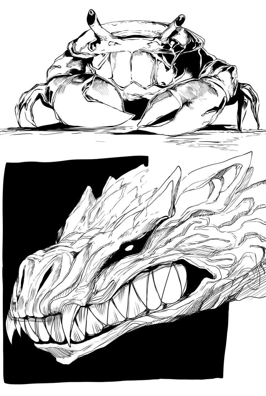 odogaron (monster hunter and 1 more) drawn by niwarhythm
