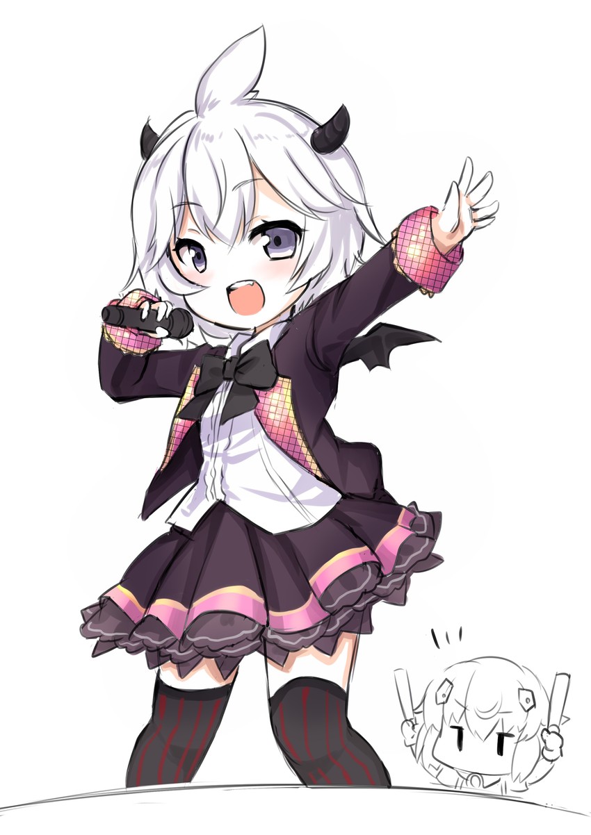 u-110 and bulldog (azur lane) drawn by kinomiki_nobori