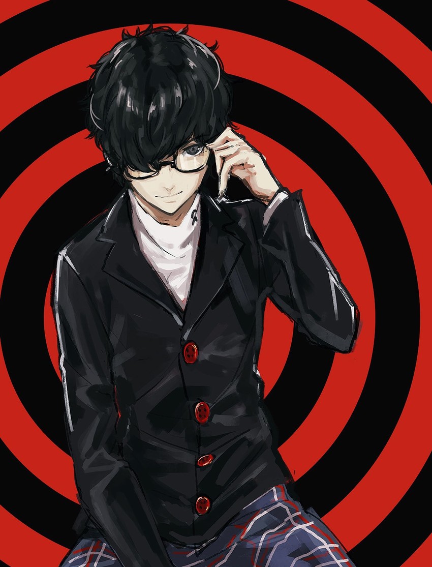 amamiya ren (persona and 1 more) drawn by teshima_nari