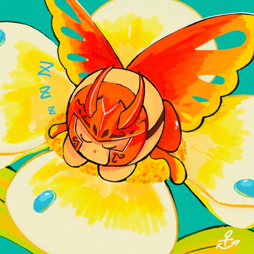 kirby, sword kirby, and morpho knight sword kirby (kirby and 1 more) drawn by anchor_026