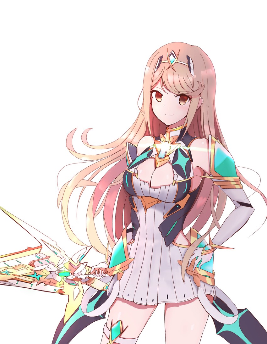 mythra (xenoblade chronicles and 1 more) drawn by sekina_(zawg3457)