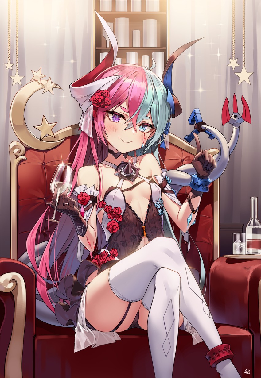 rozaliya olenyeva and liliya olenyeva (honkai and 1 more) drawn by aliceblue