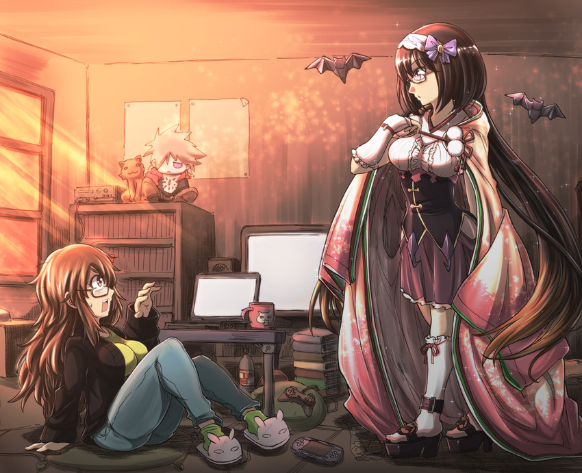 osakabehime, karna, and jinako carigiri (fate and 3 more) drawn by zatou_(kirsakizato)