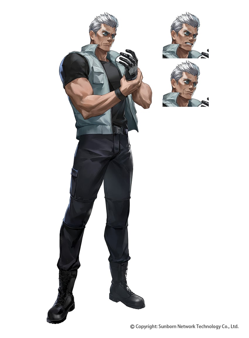 batou (girls' frontline and 2 more) drawn by redsakaone