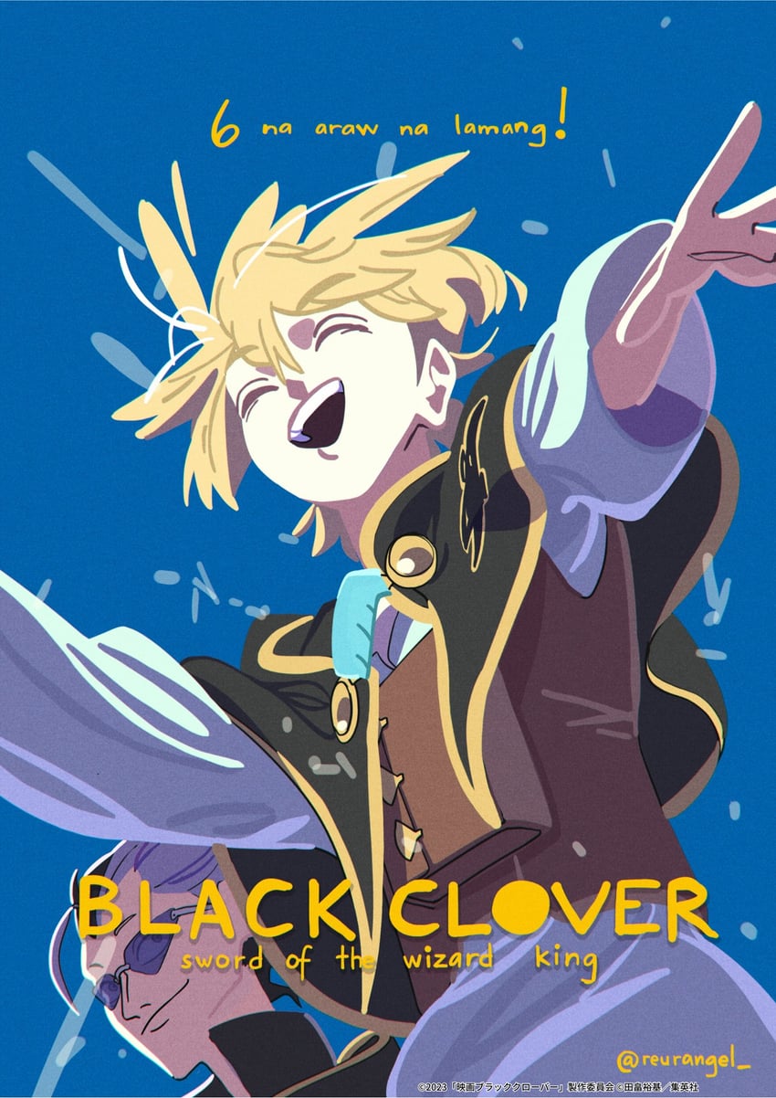 luck voltia and magna swing (black clover and 1 more) drawn by riooo1