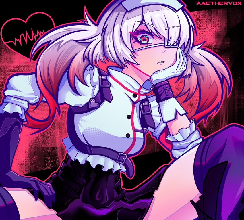 karenina and karenina: ember (punishing: gray raven) drawn by aaethervox