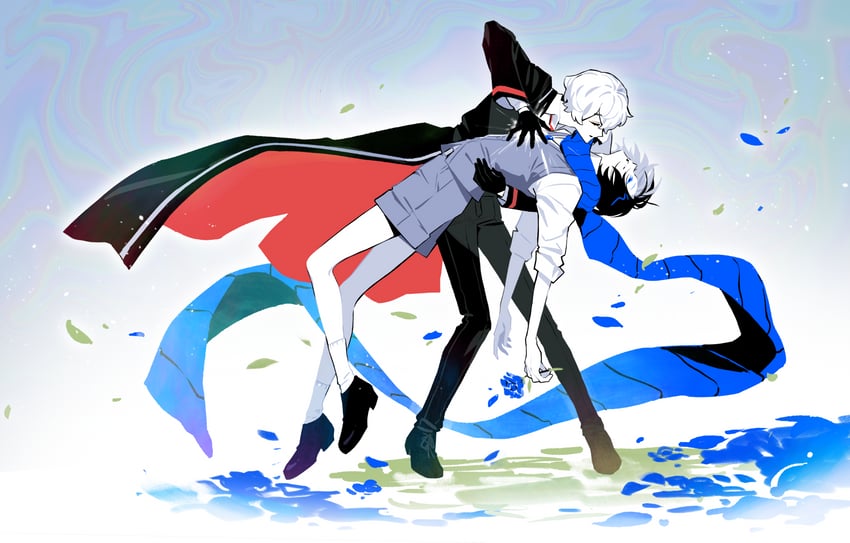 sinclair and demian (project moon and 1 more) drawn by hsh7955