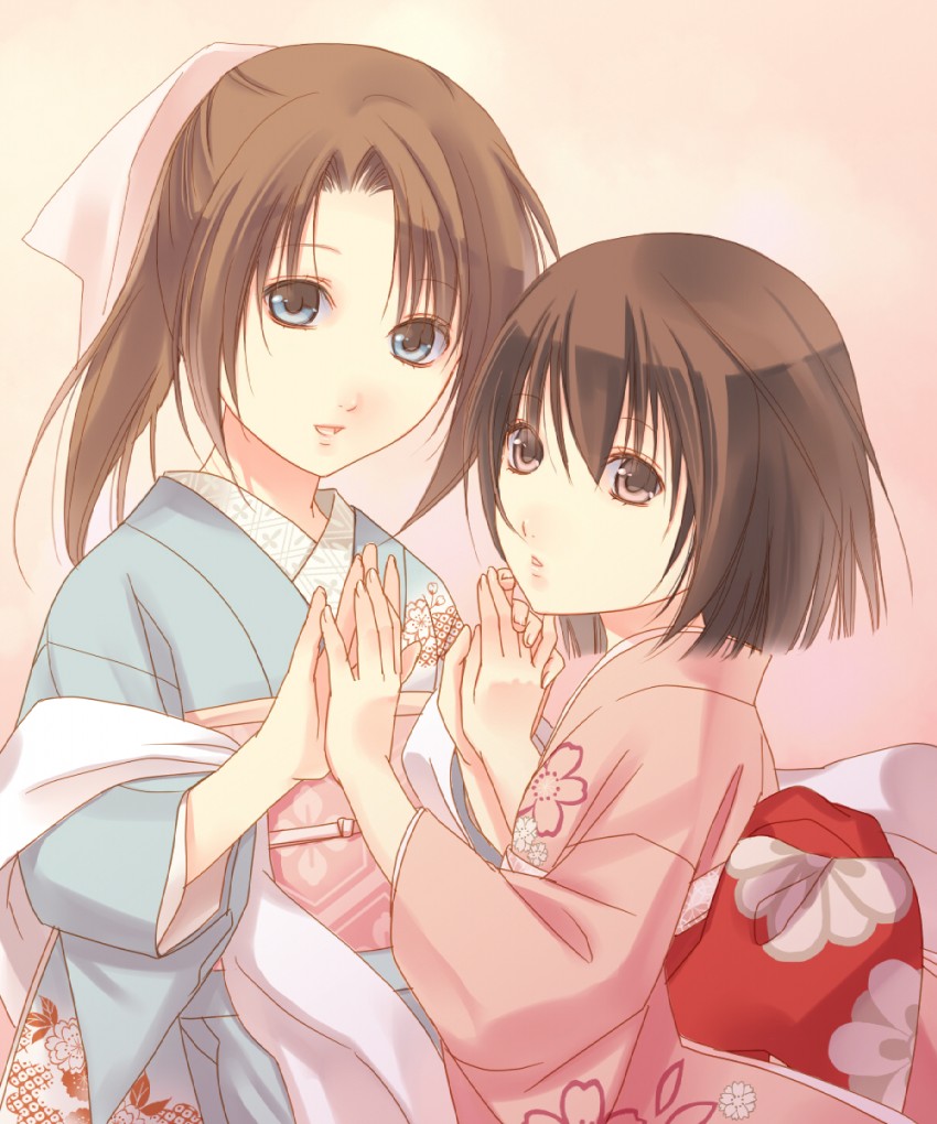 fuuchouin kazuki and kakei sakura (getbackers) drawn by hirai_chika