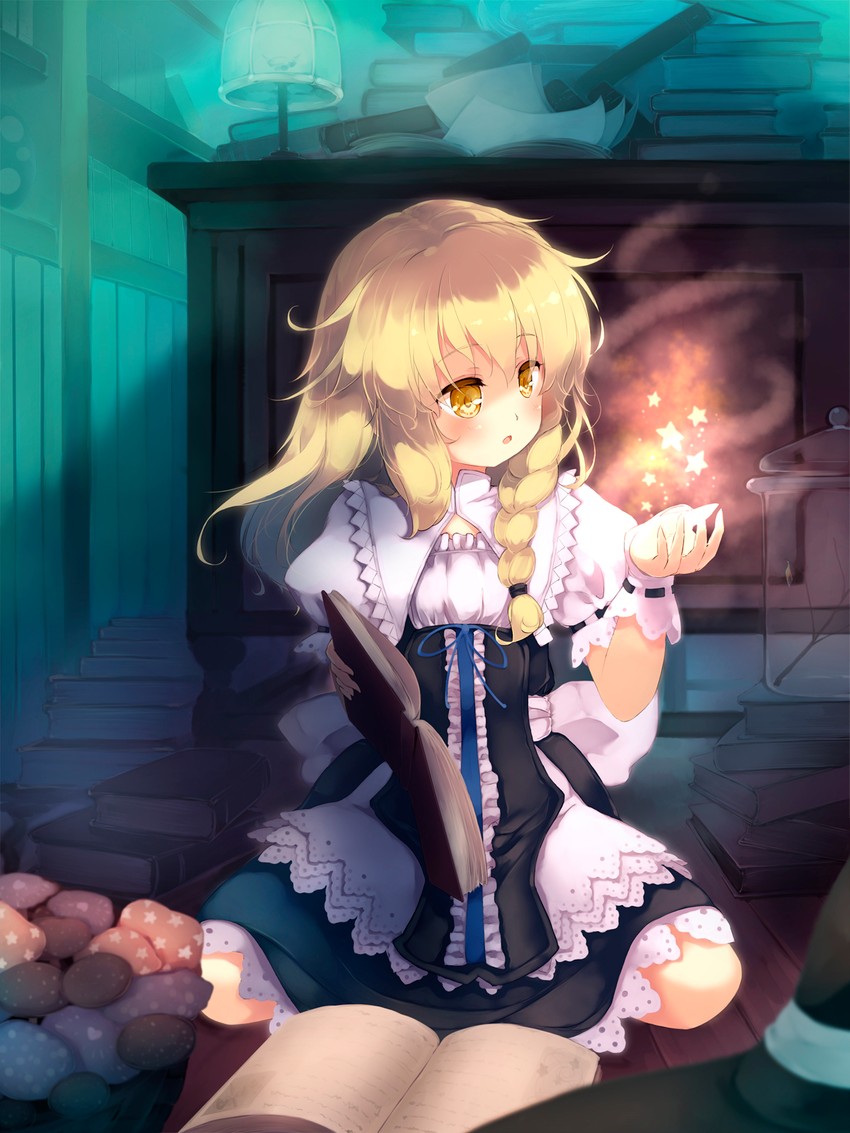 kirisame marisa (touhou and 1 more) drawn by gengetsu_chihiro