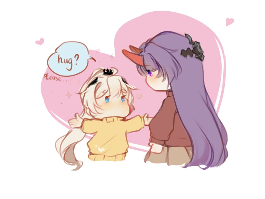 kiana kaslana and raiden mei (honkai and 1 more) drawn by mikori
