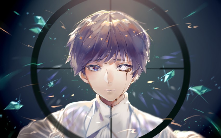 phosphophyllite (vocaloid and 2 more) drawn by yexing_huidou