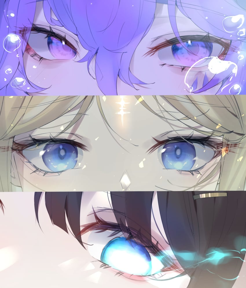rover, female rover, cantarella, and cartethyia (wuthering waves) drawn by shigureszku