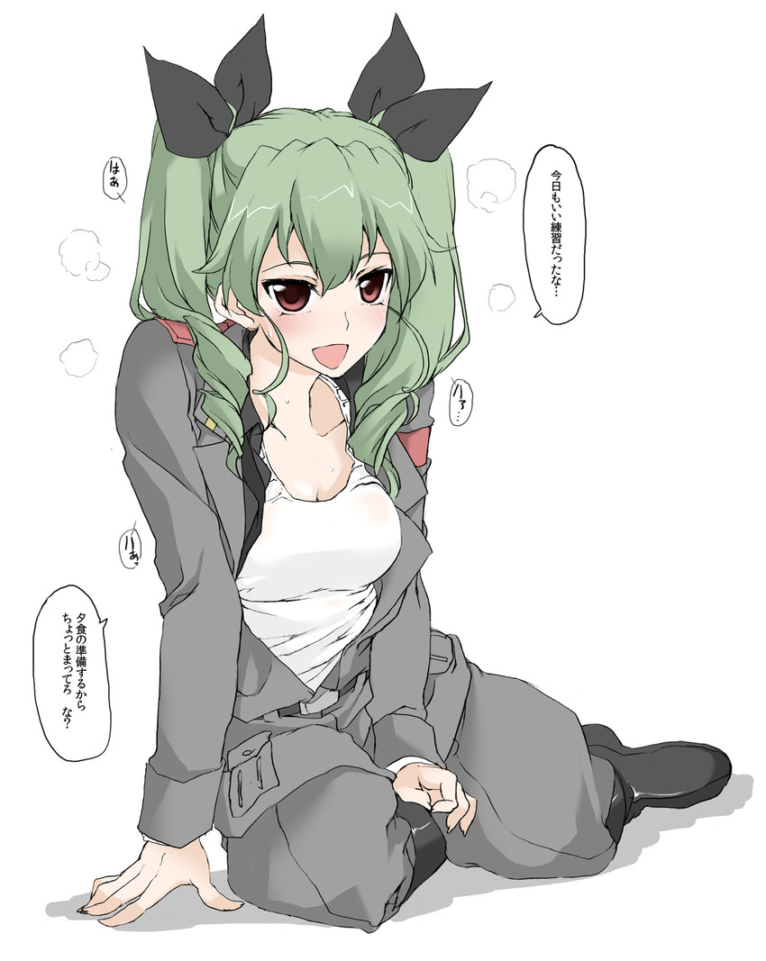 anchovy (girls und panzer) drawn by elf_(stroll_in_the_woods)