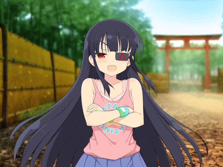 mirai (senran kagura and 2 more) drawn by yaegashi_nan