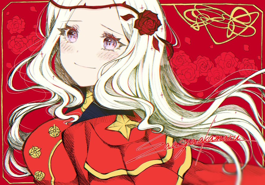 edelgard von hresvelg (fire emblem and 1 more) drawn by akamaru_saasha