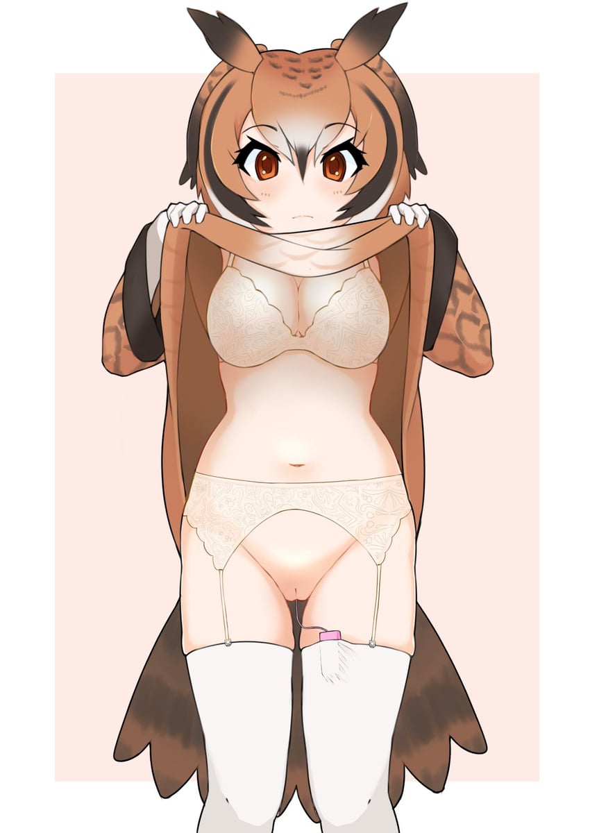 eurasian eagle owl (kemono friends) drawn by illu_(illu_stratos)