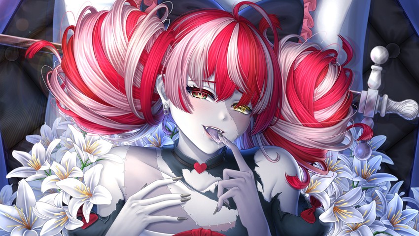 kureiji ollie (hololive and 1 more) drawn by noru_a