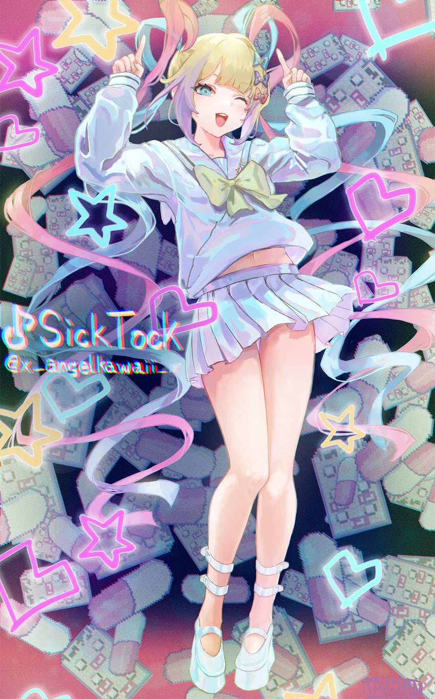 chouzetsusaikawa tenshi-chan (needy girl overdose and 1 more) drawn by takuyan
