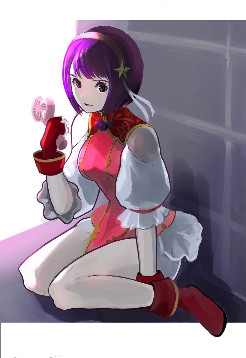 asamiya athena (the king of fighters and 1 more) drawn by meke_(77842928)
