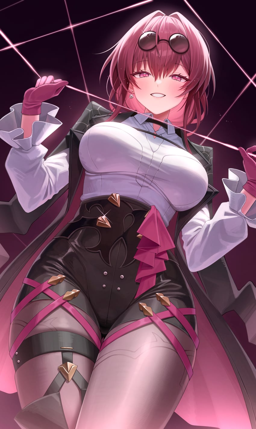 kafka (honkai and 1 more) drawn by salty_gana