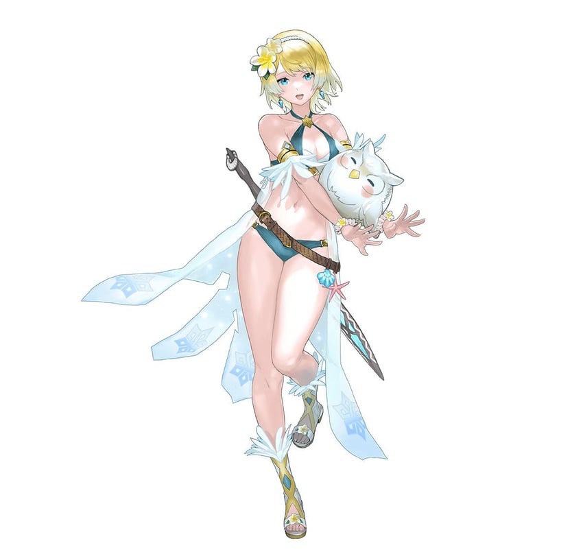 fjorm and feh (fire emblem and 1 more) drawn by maeshima_shigeki