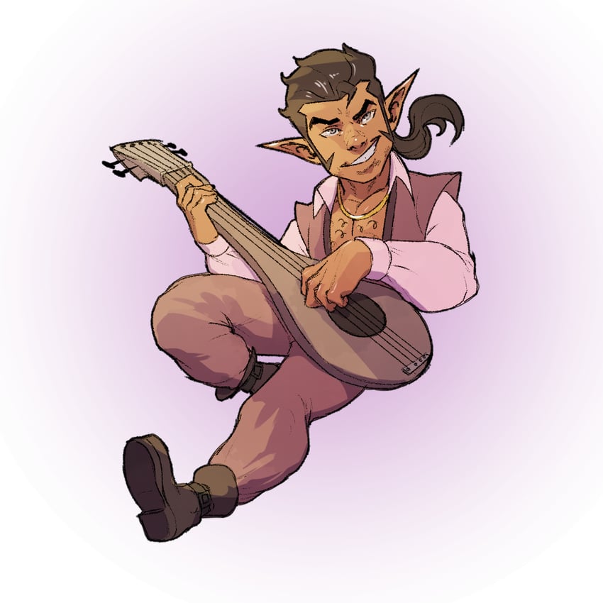 scanlan shorthalt (the legend of vox machina) drawn by zenpei