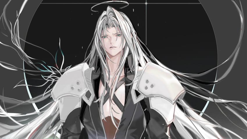 sephiroth (final fantasy and 1 more) drawn by zzchen22