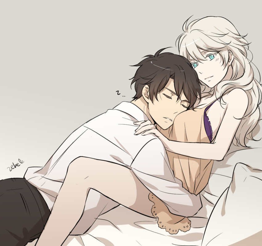 Gentle femdom anime