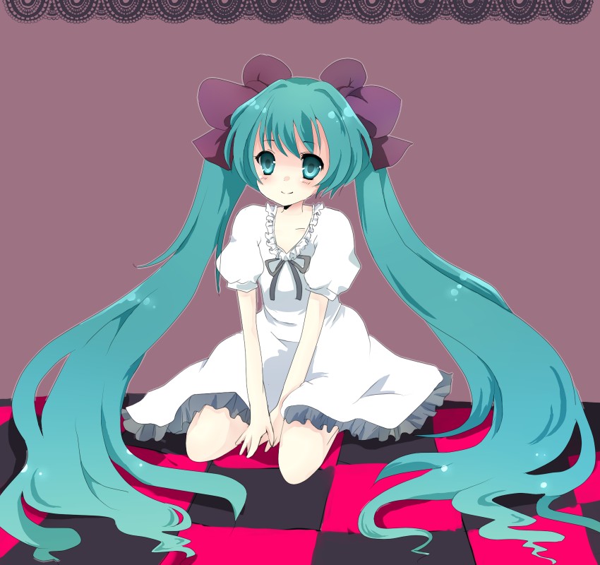 hatsune miku (vocaloid and 1 more) drawn by chaka