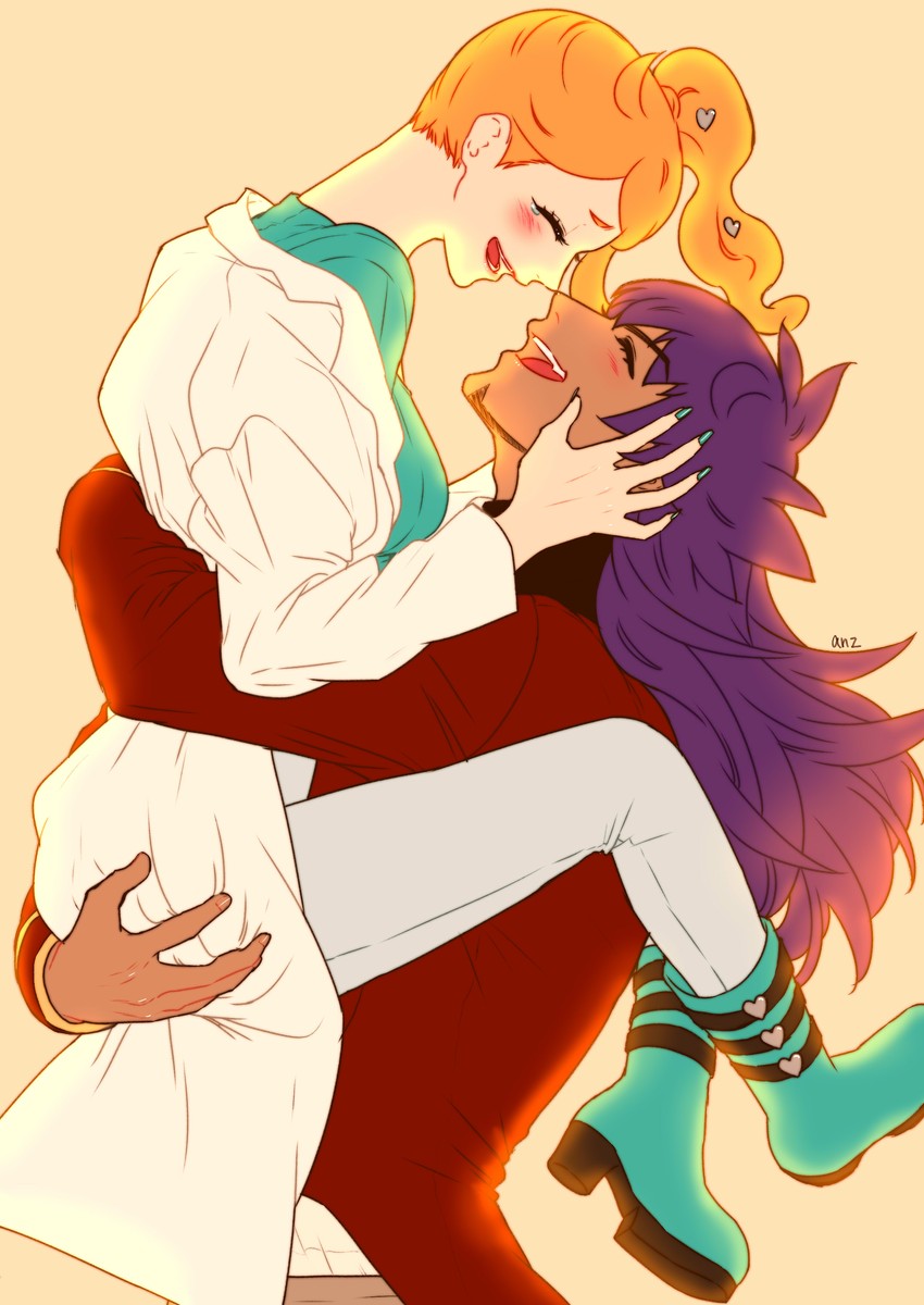 leon and sonia (pokemon and 1 more) drawn by anzu_(user_ufpf3257)