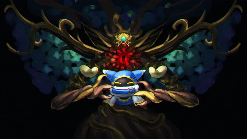 magolor and master crown (kirby and 3 more) drawn by mmm_eee338
